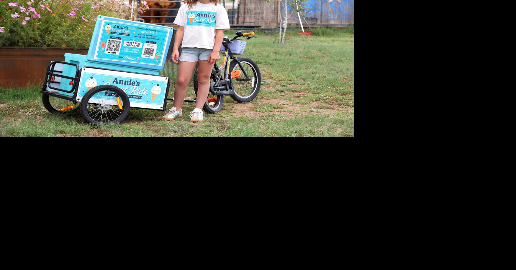 Riding down a rocky road, Doney Park's pint-sized peddler sells scoops with style