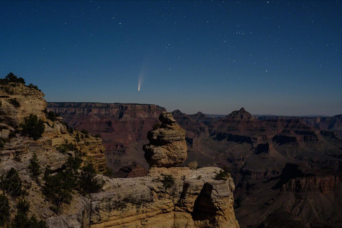 Blanchard comet grand canyon