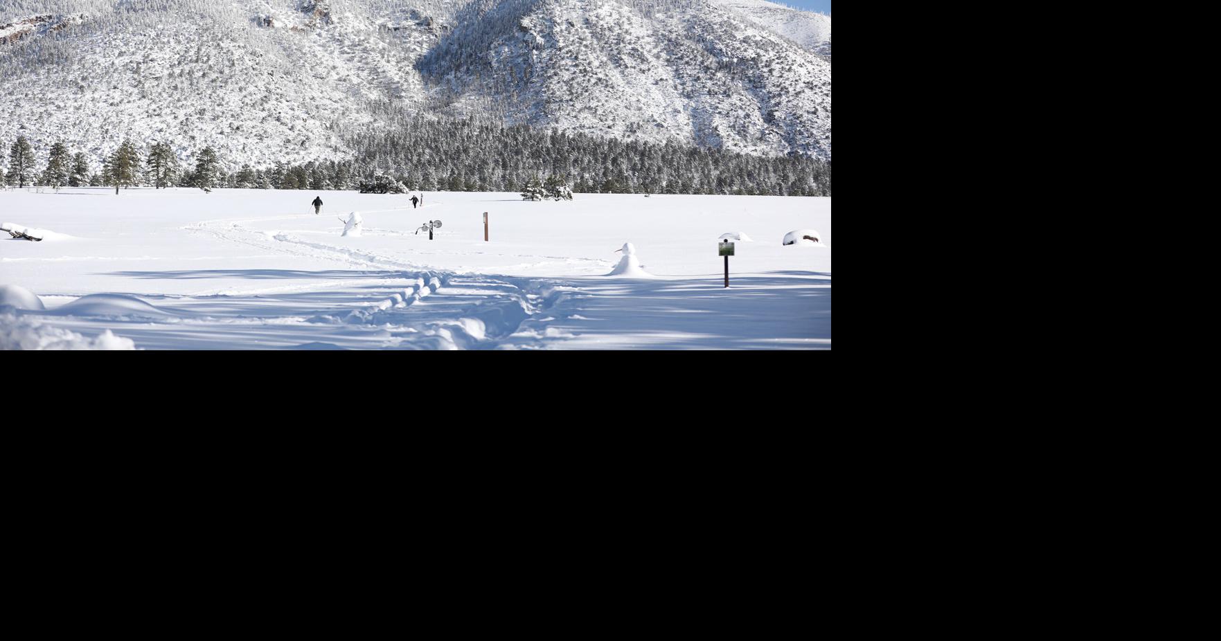 Snowfall returns to Flagstaff to conclude Spring Break