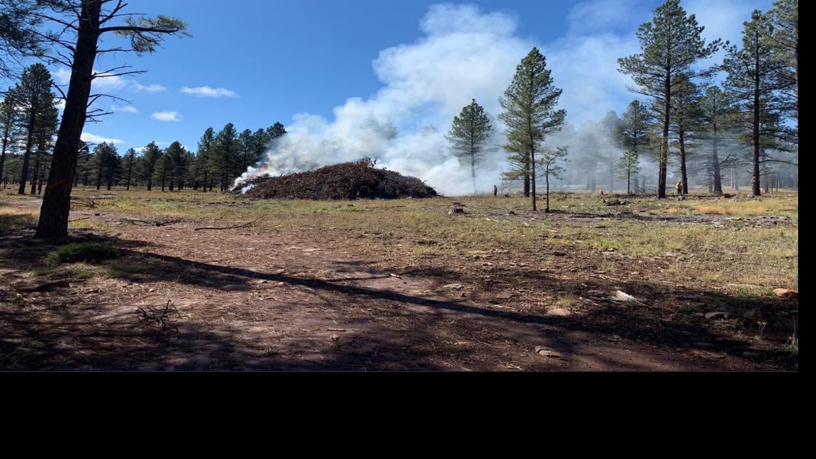 Controlled burns Tuesday at base of Mount Elden