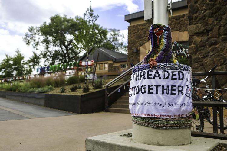 Gallery Library in downtown Flagstaff 'yarn bombed' by nonprofit Local News