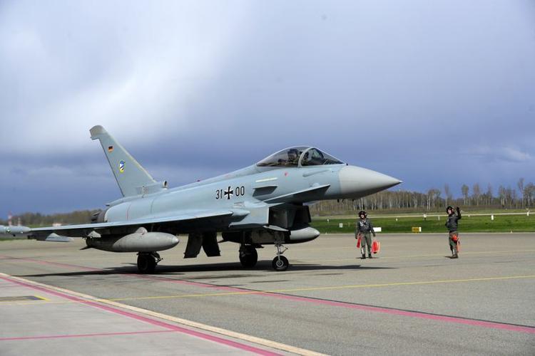 German Air Force pilots execute Baltic air policing mission in
