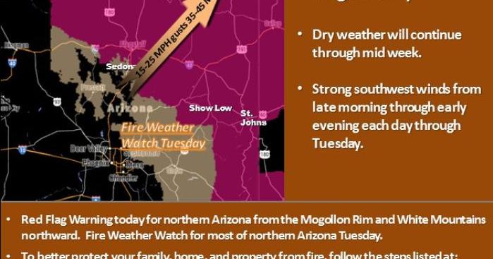 Red Flag Warning today for Flagstaff | Local News | azdailysun.com