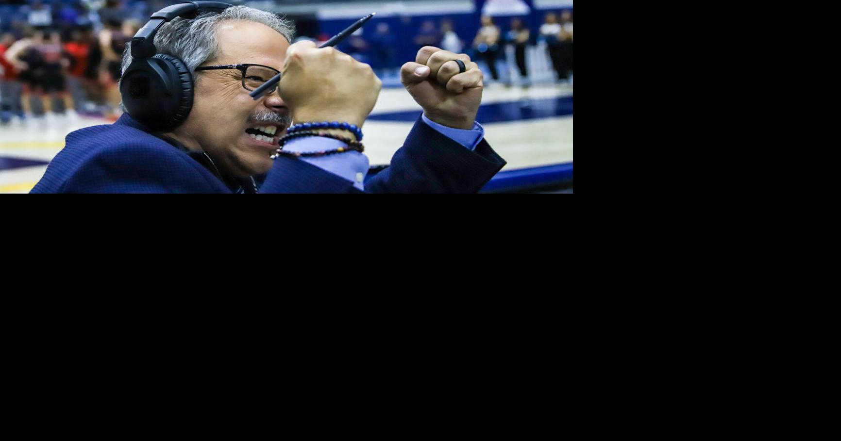 Mitch Strohman takes in final moments as he prepares for final Flagstaff broadcast for Northern Arizona University