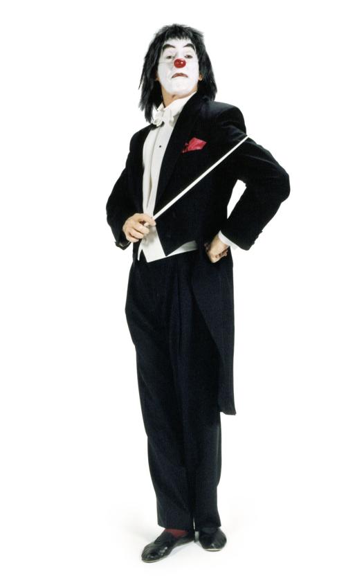 Dan Kamin's Classical Clown character. Photos courtesy of the artist.