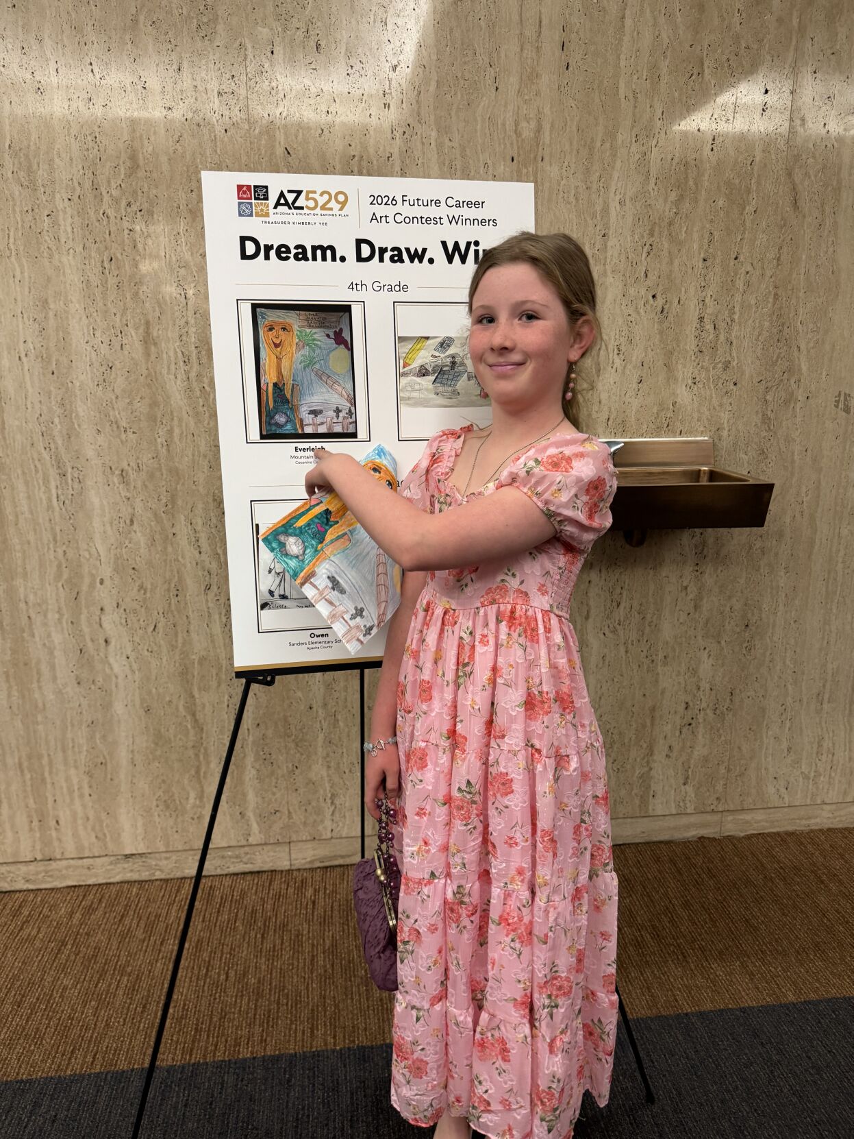 Mountain Charter School fourth grader wins AZ529 art contest