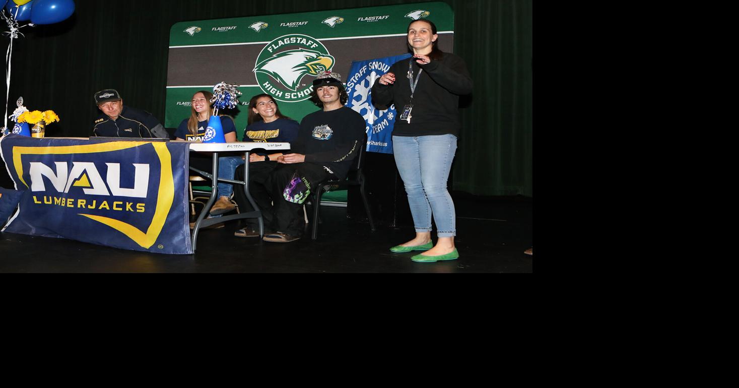 Staying home: Flagstaff senior Abbie Miller signs to NAU swimming