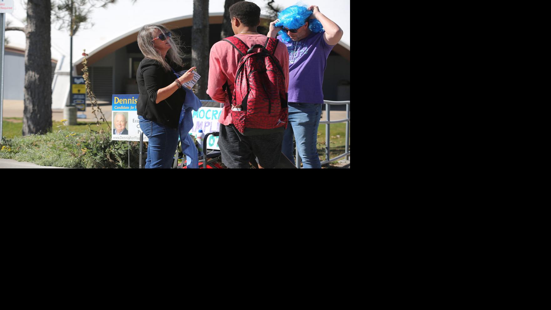 Voters new and old cast ballots throughout Flagstaff