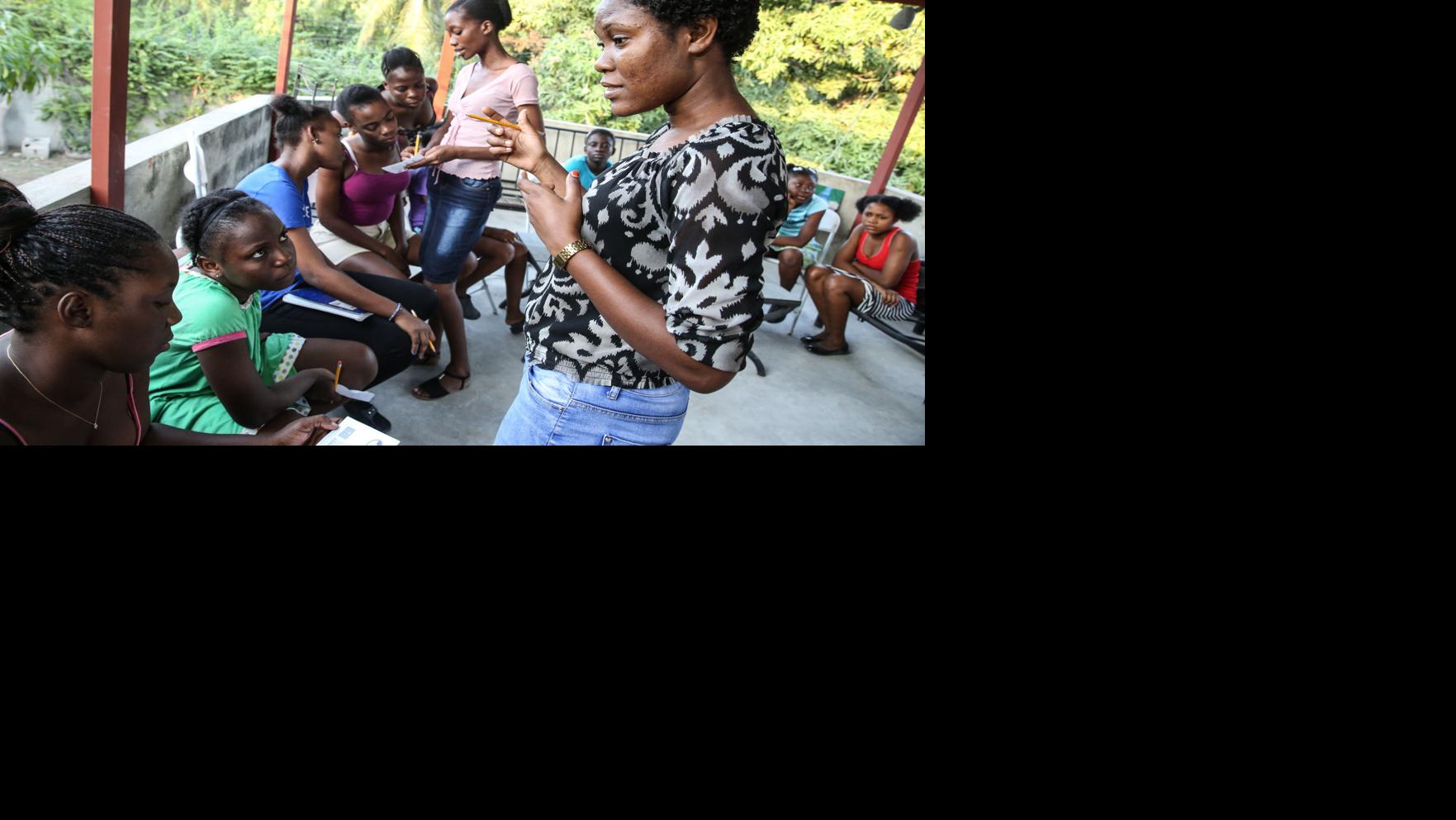 Haiti girls empowered by Flagstaff knowledge