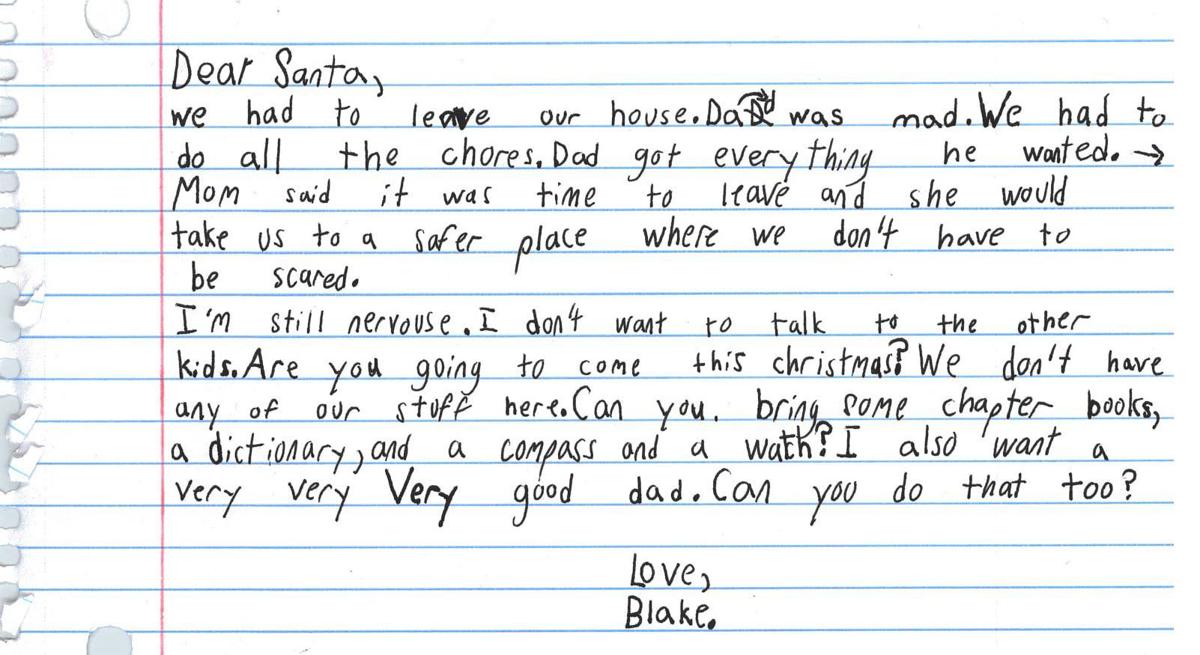 Domestic Violence Shelter Shares Texas Boy S Letter To Santa Asking For A Very Good Dad People Azdailysun Com