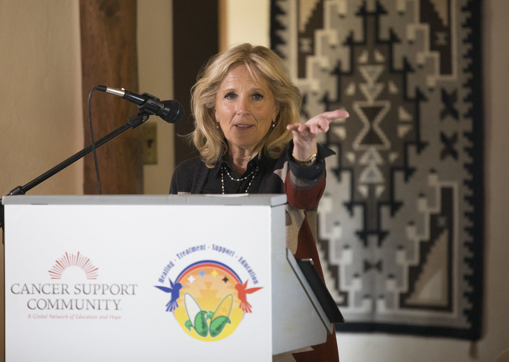 Jill Biden helps launch Tuba City cancer care center