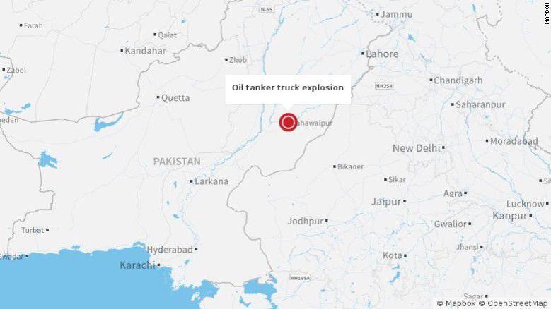 Pakistan oil tanker truck explosion kills at least 135
