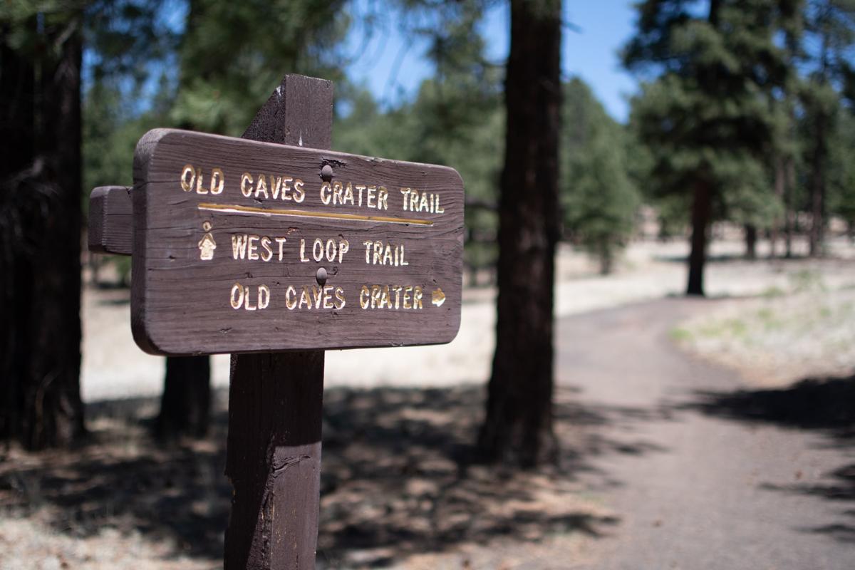High country running trail sign