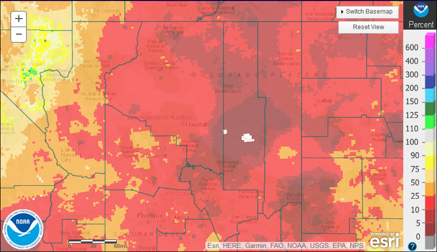 Warm, dry weather to continue in Flagstaff with brief break expected at