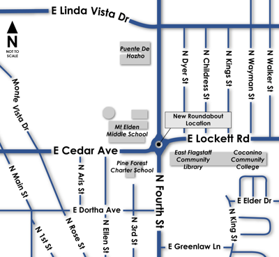 Fourth Lockett Roundabout Map