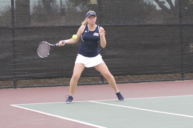 NAU women's tennis earns first win of the season