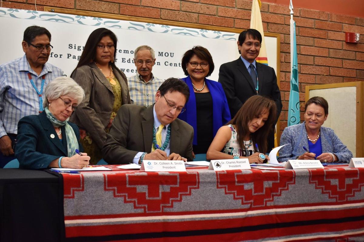 Page higher education center MOU signing