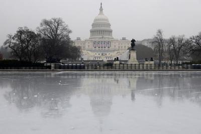 A general view shows the U.S. Capitol building a day before U.S. President-elect Donald Trump is scheduled to be inaugurated for a second term