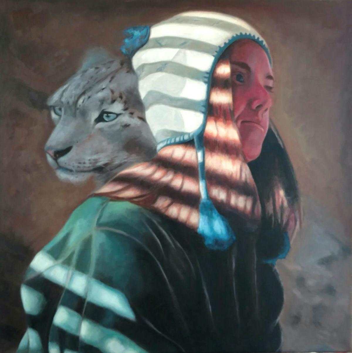 Stillness In A Busy World Father Daughter Artists David And