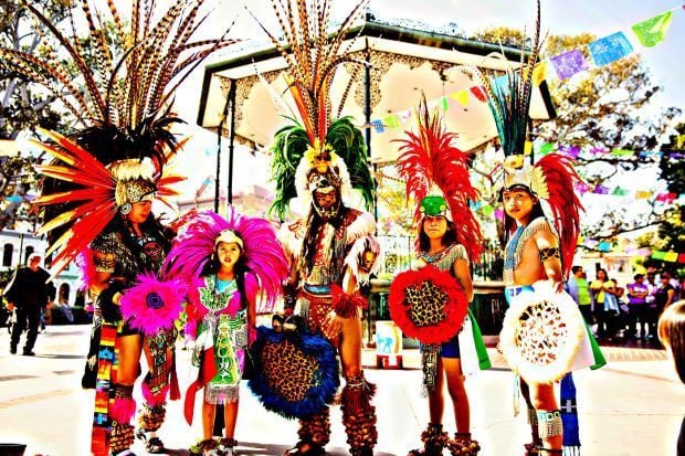 Aztec fire Dancers