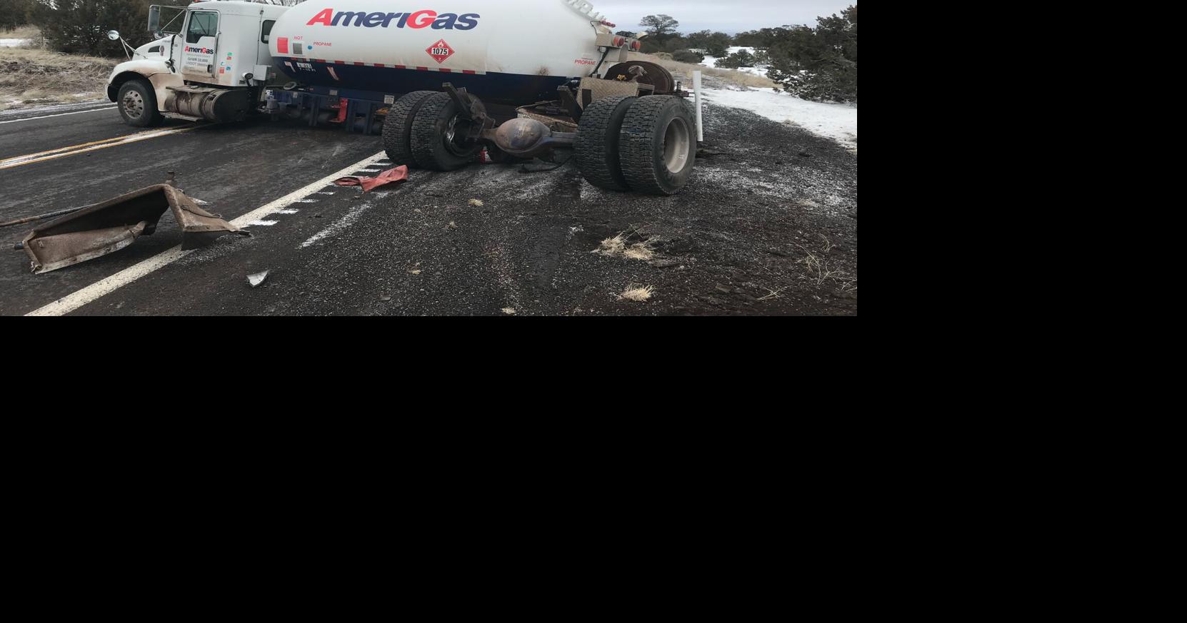 Propane tanker accident on Townsend Winona Road