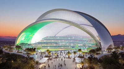 Athletics ballpark rendering