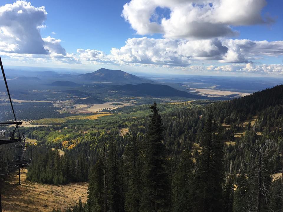 Arizona Snowbowl Scenic Chairlift.