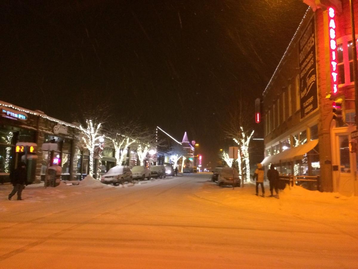 Christmas Eve snow in Flagstaff