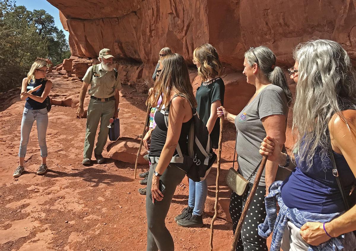 Deaf get Palatki tour with help of CCC ASL students