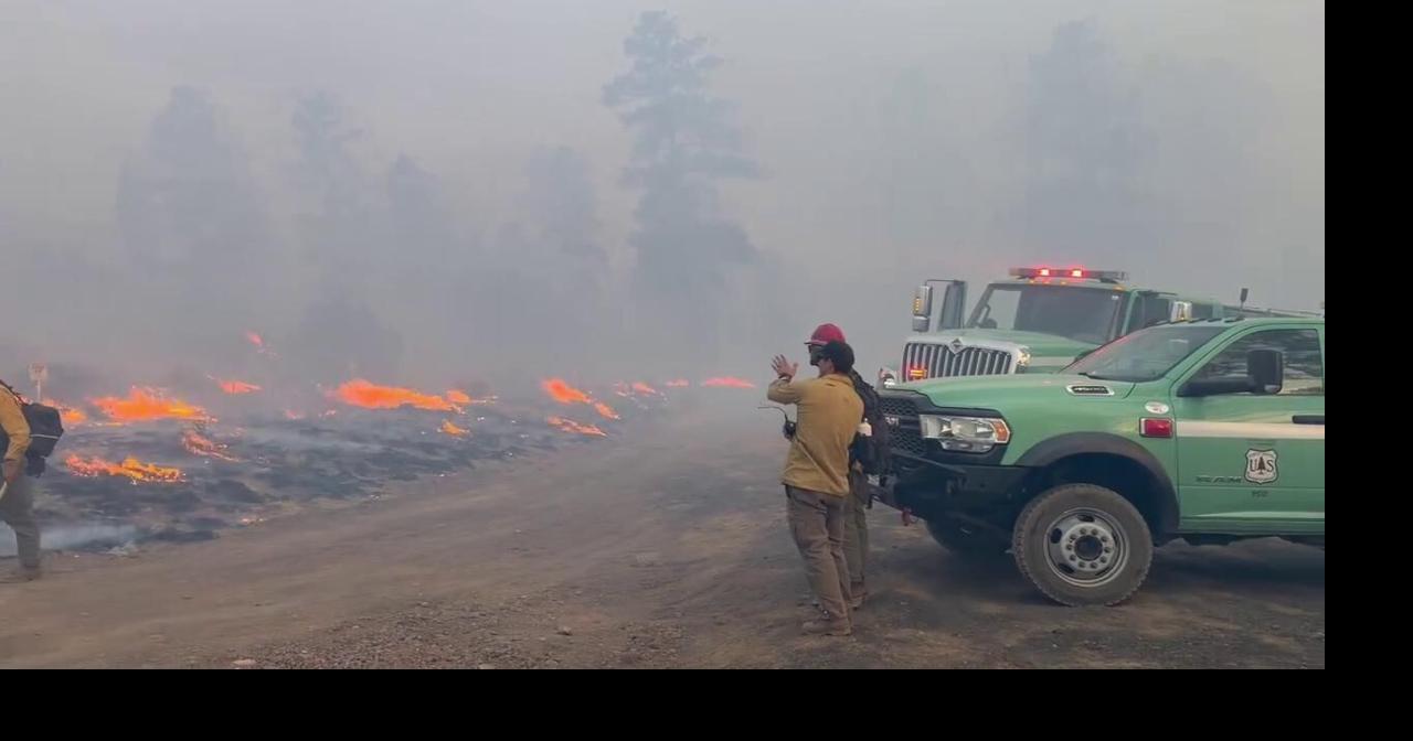 Papa Fire burning 100 acres about 13 miles east of Flagstaff