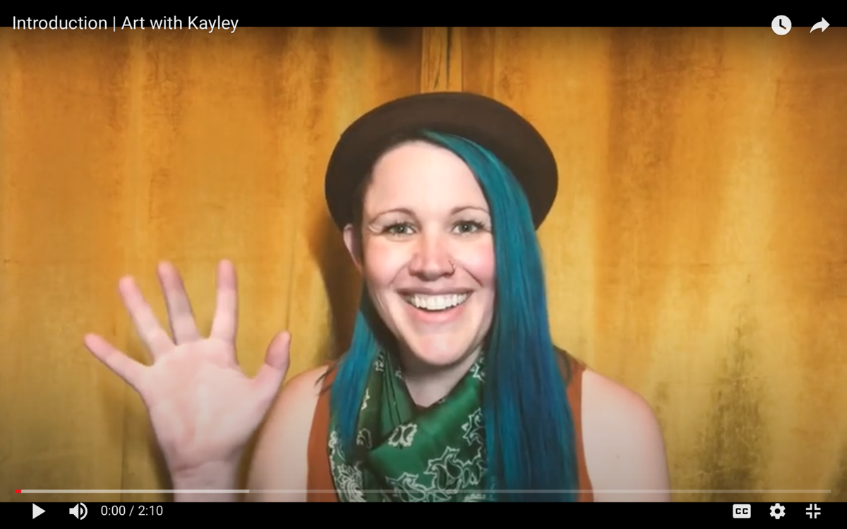 Learning Quick At Art With Kayley Flagstaff High School Art Teacher Makes Online Tutorials For All Arts And Theatre Azdailysun Com