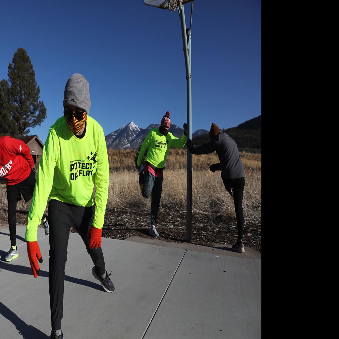 students running to protest oak flat mining plan local azdailysun com