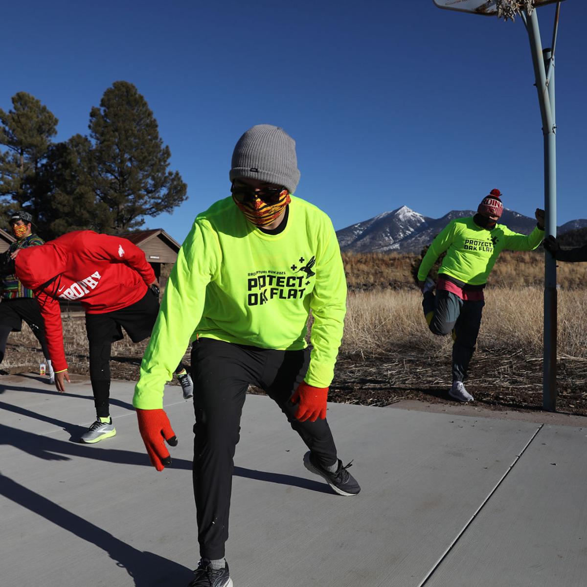 students running to protest oak flat mining plan local azdailysun com