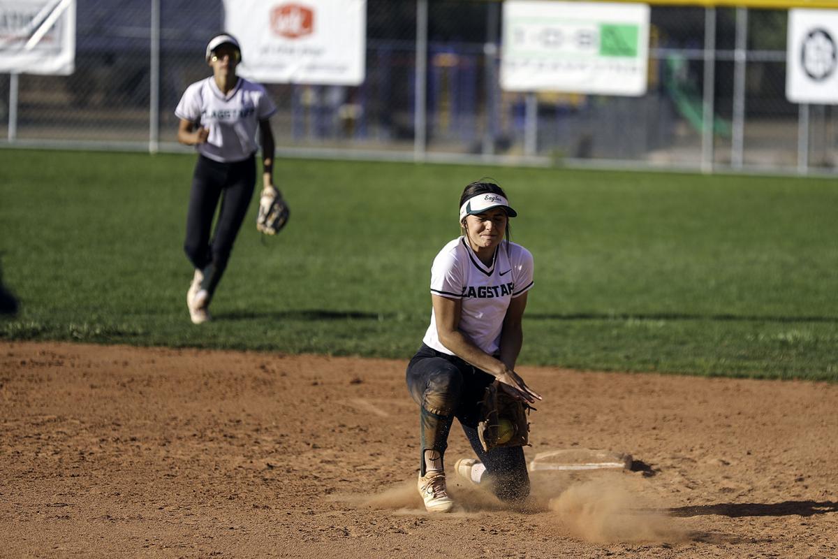 The Flagstaff Eagles softball passes Prescott to end the streak 141 in