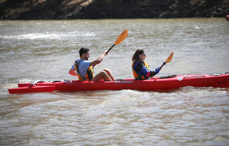 NAU physical therapy students host adaptive kayaking with High Country Adaptive Sports