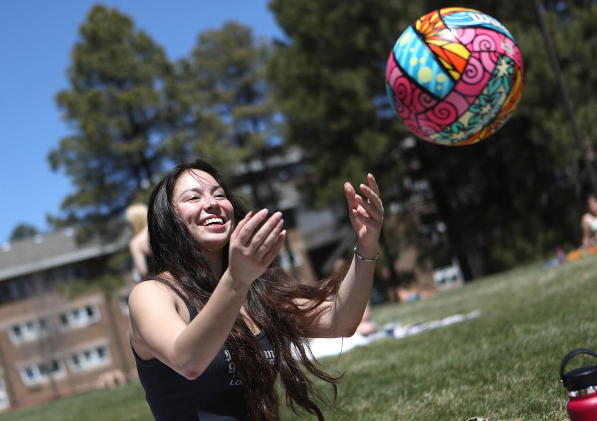 Gallery NAU students head outdoors to enjoy the balmy weather Local