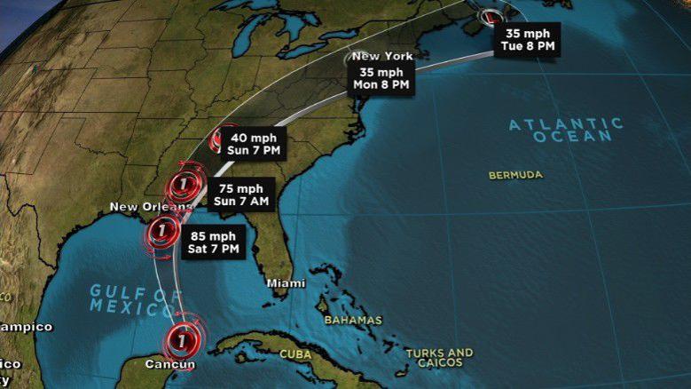 Hurricane Nate makes US landfall