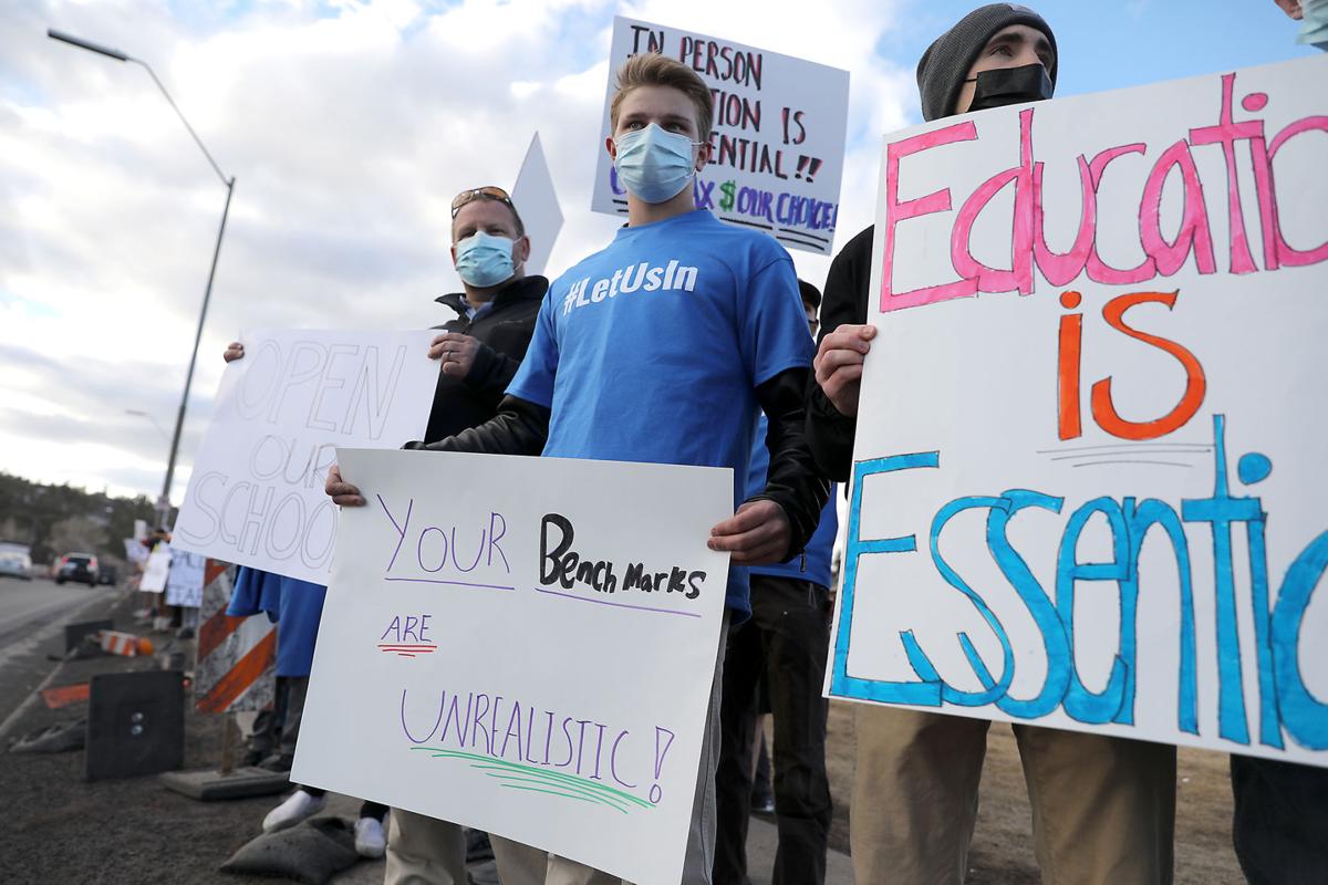 Protesting For In Person Learning