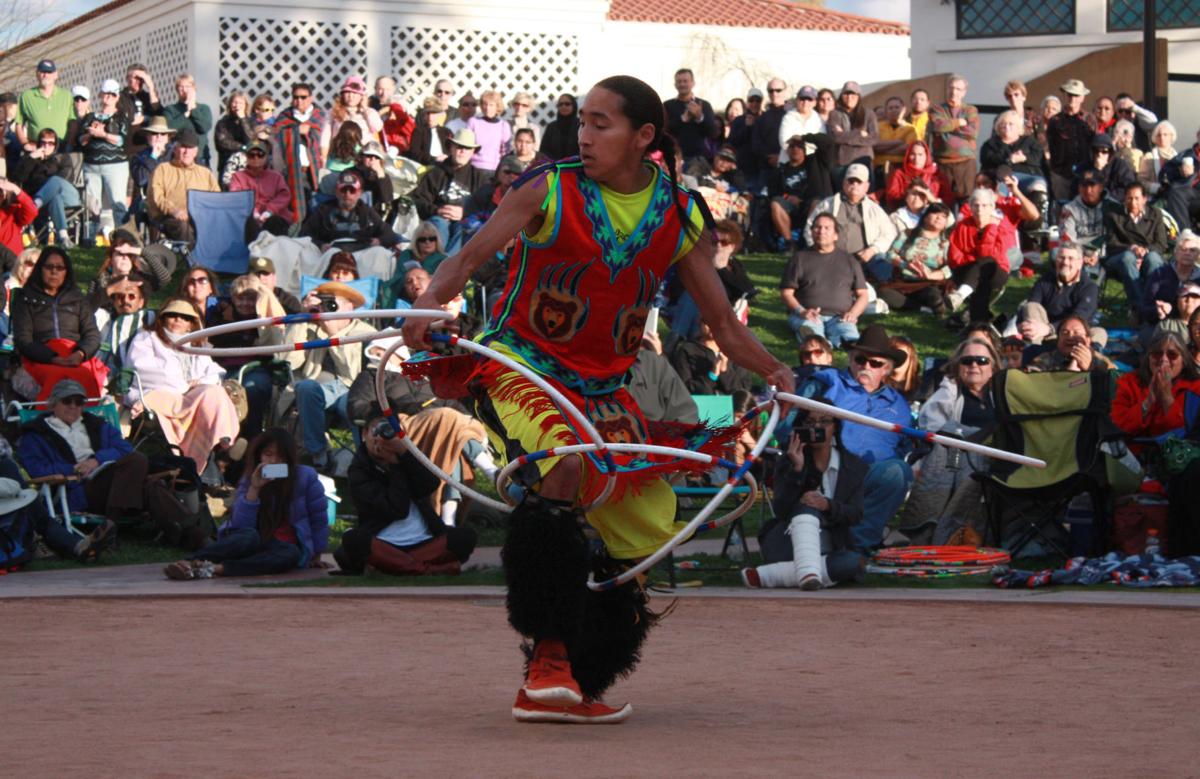 Nakotah LaRance defends his title of world champion at the Heard Museum championship. Photo courtesy of the Heard Museum.