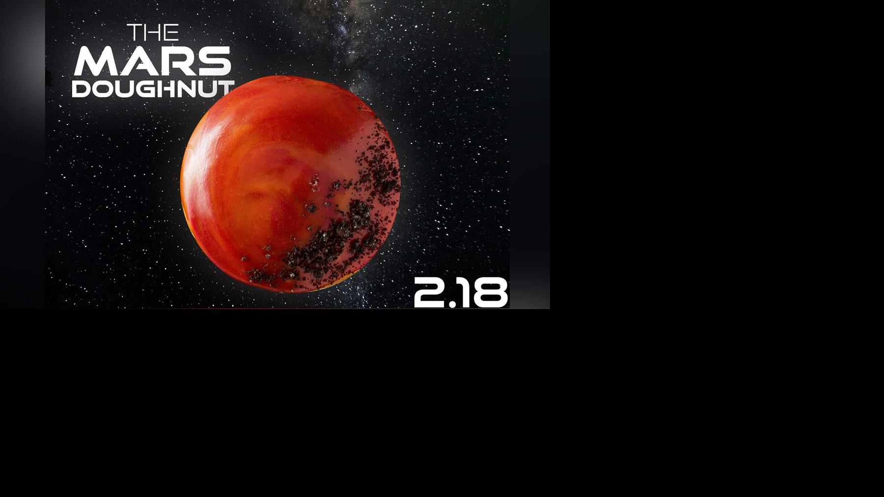 Krispy Kreme is offering a limited-edition Mars doughnut to celebrate NASA's rover landing