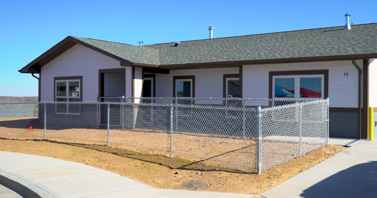 Red Mesa Chapter Navajo Housing Authority hosts ribbon-cutting ceremony for new ...