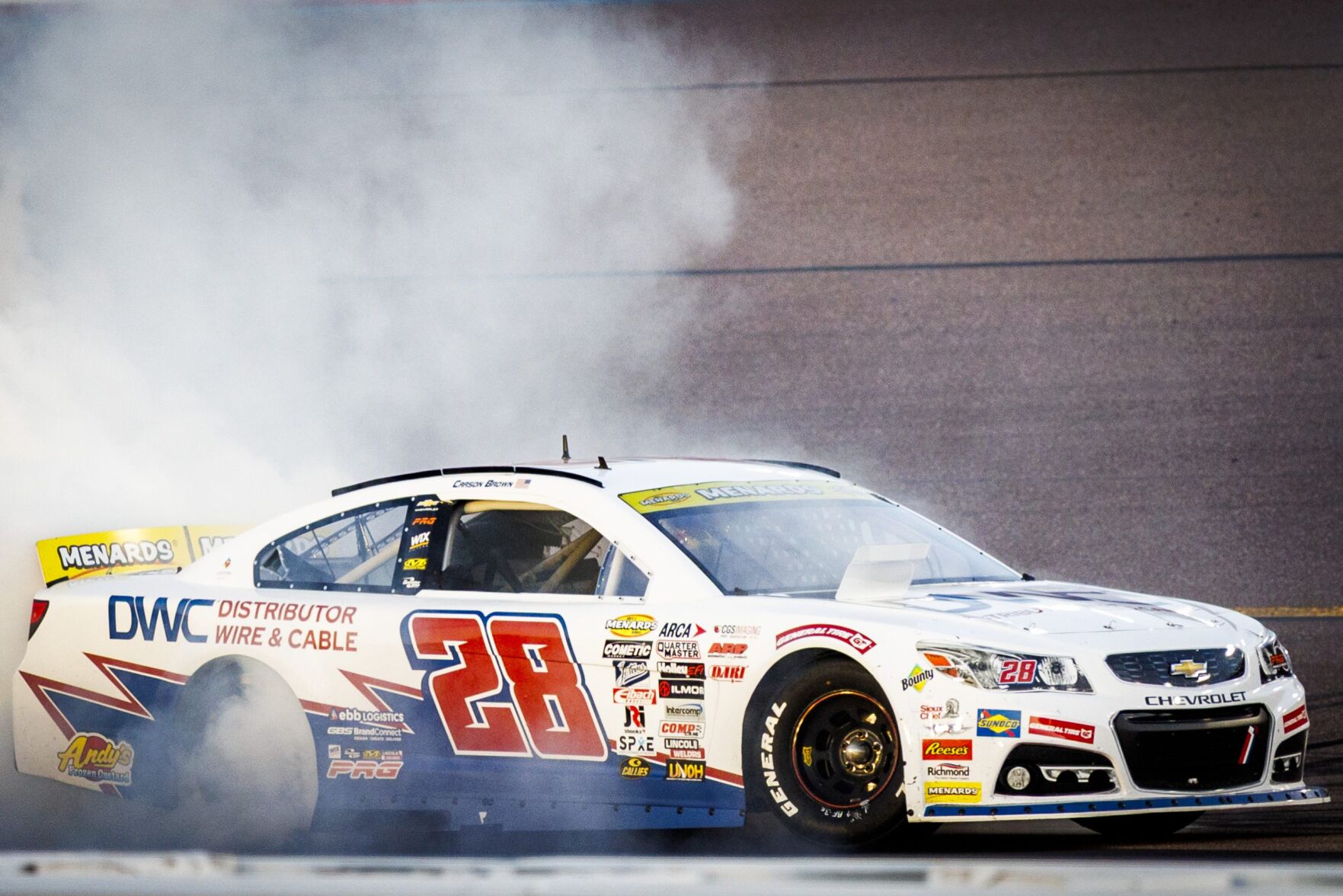 Carson Brown sets ARCA record in laps led at Phoenix Raceway in