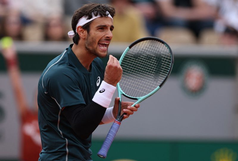 Italian flag flies high on soggy French Open day ...