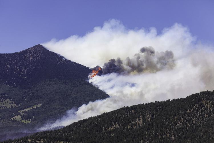 Pipeline Fire Burns North of Flagstaff