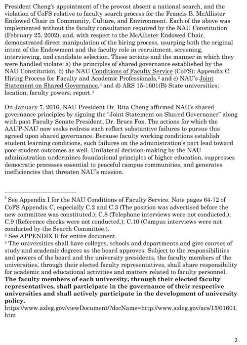 AAUP-NAU letter page 2