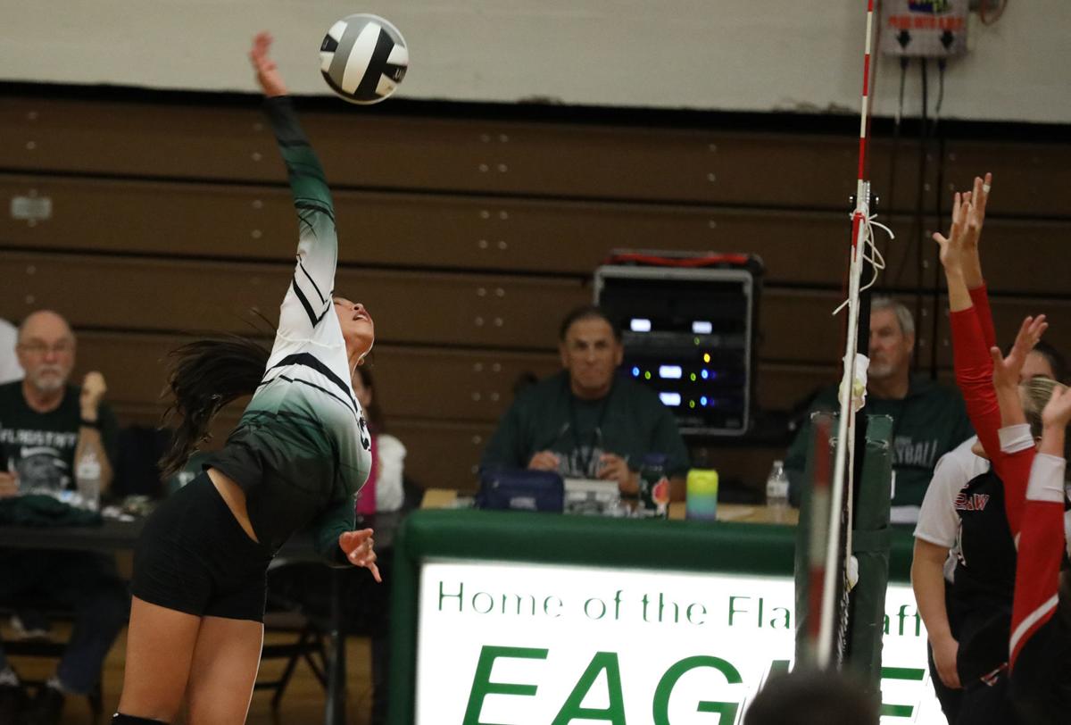 Flagstaff volleyball toughs out 32 home win over Bradshaw Mountain