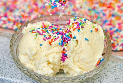 Vanilla ice cream