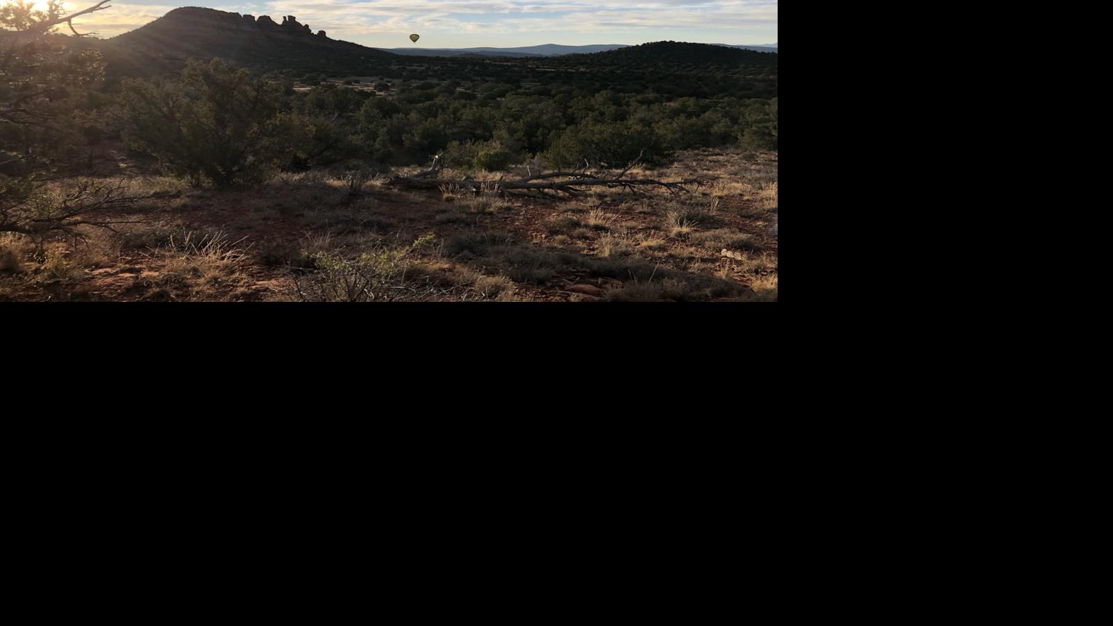 Stalked by hot-air balloons on trails? Part of the Sedona experience