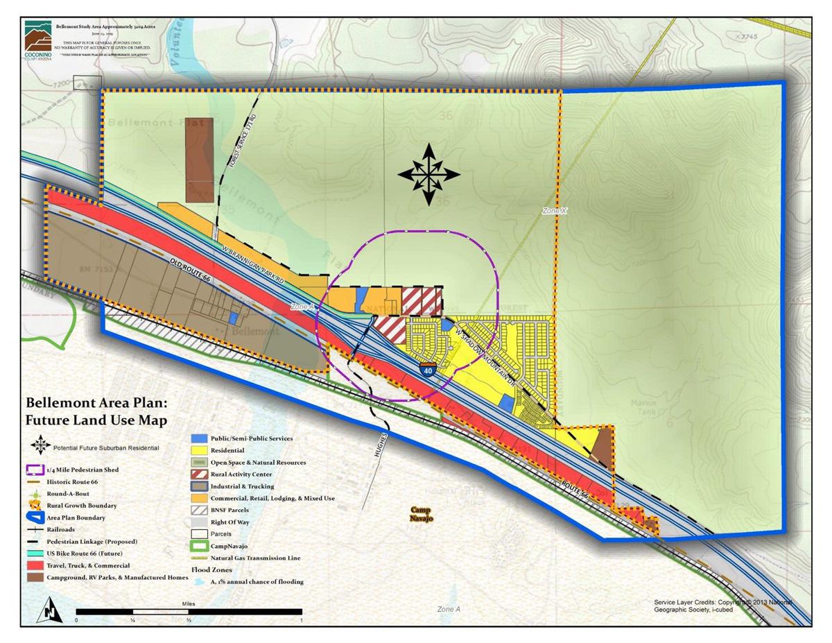 Bellemont Area Plan Land Use Map