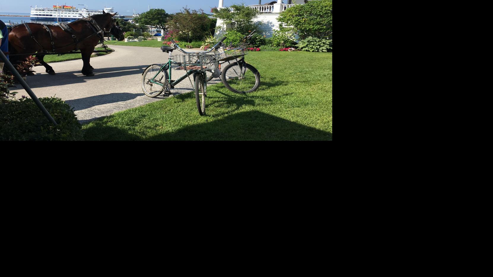 By boat, horse and bike: Mackinac minus the motors